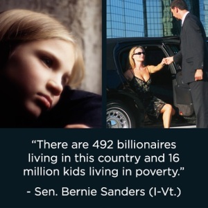 Billionaires vs Poor - Sen. Bernie Sanders (I-Vt.)