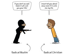 Radical Moslem Radical Christian